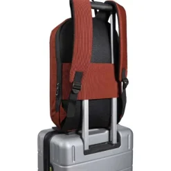 Luma plecak na laptopa z ekranem o przekątnej 15 cali z płótna z recyklingu z certyfikatem GRS o pojemności 10 l / Granatowy 13011055