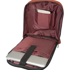 Luma plecak na laptopa z ekranem o przekątnej 15 cali z płótna z recyklingu z certyfikatem GRS o pojemności 10 l / Granatowy 13011055