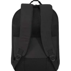 Luma plecak na laptopa z ekranem o przekątnej 15 cali z płótna z recyklingu z certyfikatem GRS o pojemności 10 l / Czarny 13011090