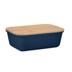 Lunchbox z bambusową pokrywką / Francuski Granat MO6240-85