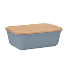 Lunchbox z bambusową pokrywką / Petrol MO6240-20