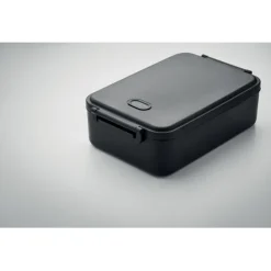 Lunch box z PP z rec. 2200 ml / Czarny MO2290-03