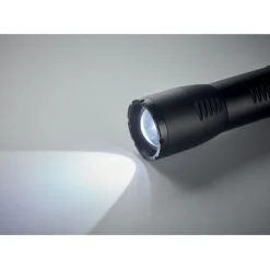 Mała aluminiowa latarka LED / Czarny MO6591-03