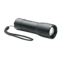 Mała aluminiowa latarka LED / Czarny MO6591-03