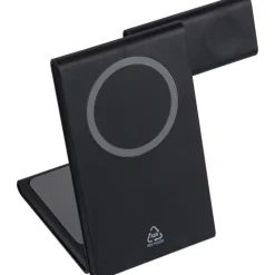 Magnetyczna ładowarka bezprzewodowa 3 w 1, 15W / Czarny VB139-03