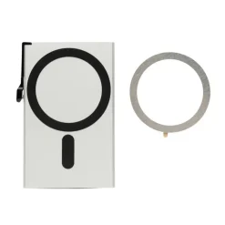 Magnetyczne etui na kartę kredytową, ochrona RFID / Silver P820.9502