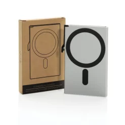 Magnetyczne etui na kartę kredytową, ochrona RFID / Silver P820.9502