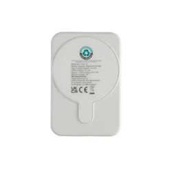Magnetyczny bezprzewodowy power bank 5000 mAh, 5W Stellar / Biały P322.5903