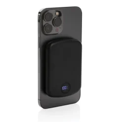 Magnetyczny bezprzewodowy power bank 5000 mAh MagBoost / Czarny P322.411