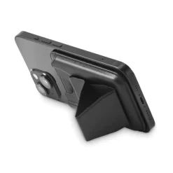 Magnetyczny uchwyt na kartę PU / Czarny MO2654-03
