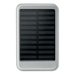 4000 mAH POWERBANK słoneczna / Srebrny mat MO9075-16