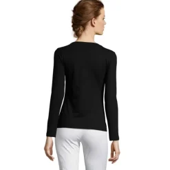 MAJESTIC Damski T-SHIRT 150 / Deep black S11425-DB-M