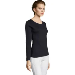 MAJESTIC Damski T-SHIRT 150 / Granatowy S11425-NY-M