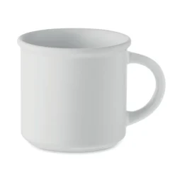 Matowy kubek ceramiczny 300 ml / Bialy MO2455-06