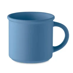 Matowy kubek ceramiczny 300 ml / Niebieski MO2455-04