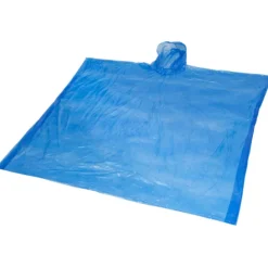 Mayan jednorazowe poncho przeciwdeszczowe z recyklingu z certyfikatem GRS, z pokrowcem do przechowywania  / Limonka 10941763