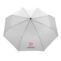 Mały parasol automatyczny 21" AWARE™ RPET / Biały P850.593