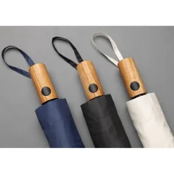 Mały parasol automatyczny 21" Kaycey AWARE™ RPET / Czarny P850.7001