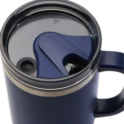 Melbourne kubek ze słomką z certyfikatem RCS 1200 ml / Granatowy 10080155