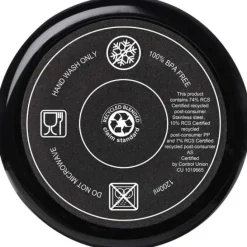 Melbourne kubek ze słomką z certyfikatem RCS 1200 ml / Czerwony 10080121