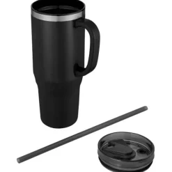 Melbourne kubek ze słomką z certyfikatem RCS 1200 ml / Czerwony 10080121