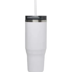 Melbourne kubek ze słomką z certyfikatem RCS 1200 ml / Biały 10080101