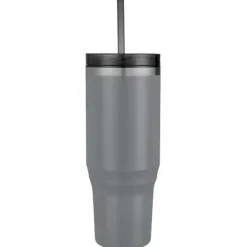 Melbourne kubek ze słomką z certyfikatem RCS 1200 ml / Szary 10080182