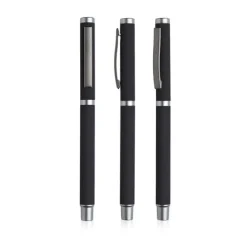 Metalowe piórko kulkowe soft touch / Jagger / Czarny IP13155111