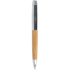 Metalowy bambusowy długopis w tubie / Naturalny LT82172-N0094