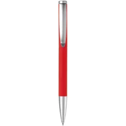 Metalowy długopis Modena miękki dotyk / Czerwony LT87762-N0021