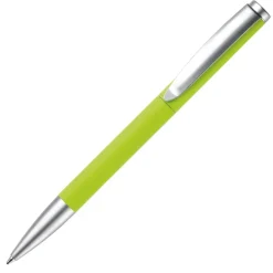 Metalowy długopis Modena miękki dotyk / Jasnozielony LT87762-N0032
