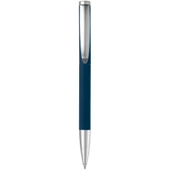 Metalowy długopis Modena miękki dotyk / Ciemnoniebieski LT87762-N0010
