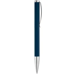 Metalowy długopis Modena miękki dotyk / Ciemnoniebieski LT87762-N0010