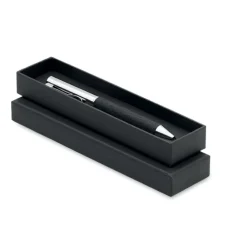 Metalowy długopis w pudełku / Czarny MO2332-03