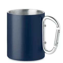 Metalowy dwuścienny kubek300ml / Dark navy MO6873-85
