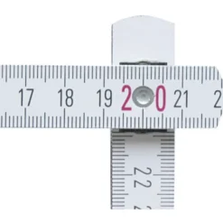 Miara 2m, składana STABILA Jessica / Biały V1152-02