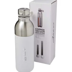 Miedziany izolowany próżniowo bidon Koln o pojemności 590 ml / Niebieski 10058803