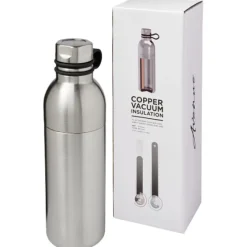 Miedziany, izolowany próżniowo bidon Gessi o pojemności 590 ml / Srebrny 10064418