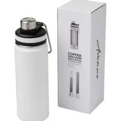 Miedziany, izolowany próżniowo bidon Gessi o pojemności 590 ml / Biały 10064403