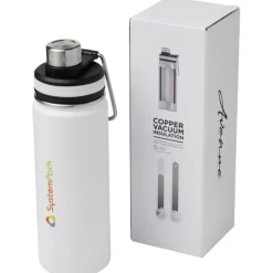 Miedziany, izolowany próżniowo bidon Gessi o pojemności 590 ml / Biały 10064403