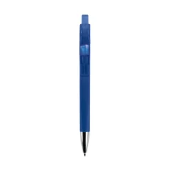 Miękki w dotyku długopis Riva / Ciemnoniebieski LT80836-N0010