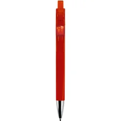 Miękki w dotyku długopis Riva / Czerwony LT80836-N0021
