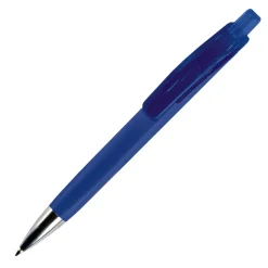 Miękki w dotyku długopis Riva / Niebieski LT80836-N0011