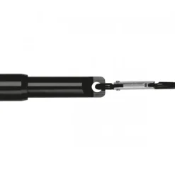 Mini latarka z aluminium z recyklingu BERGAMO / Czarny 529303