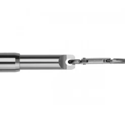 Mini latarka z aluminium z recyklingu BERGAMO / Niebieski 529304
