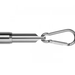 Mini latarka z aluminium z recyklingu BERGAMO / Niebieski 529304