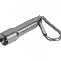 Mini latarka z aluminium z recyklingu BERGAMO / Niebieski 529304