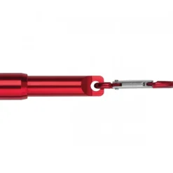 Mini latarka z aluminium z recyklingu BERGAMO / Czerwony 529305