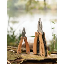 Mini narzędzie wielofunkcyjne, 12 el. / Brązowy P221.379
