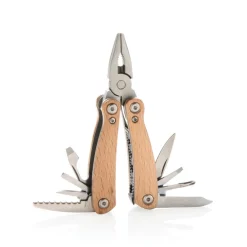 Mini narzędzie wielofunkcyjne, 12 el. / Brązowy P221.379